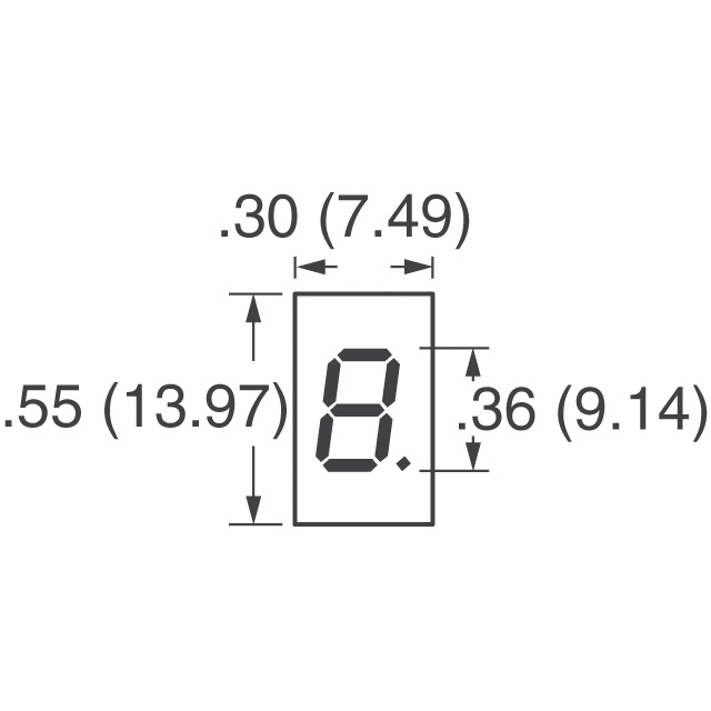 LDS-A324RI Lumex Opto/Components Inc.  Modules d'affichage - Caractères et chiffres à LED